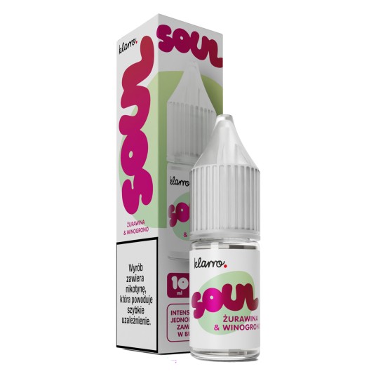 B26 Liquid Klarro SOUL Żurawina&Winogrono 20mg10ml -zdjęcie numer 1