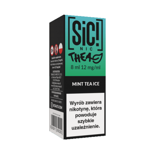 B26 Liquid SIC! NIC 8ml - Mint Tea Ice 12mg -zdjęcie numer 1