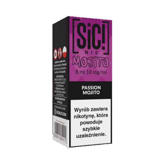 B26 Liquid SIC! NIC 8ml - Passion Mojito 18mg -zdjęcie numer 1