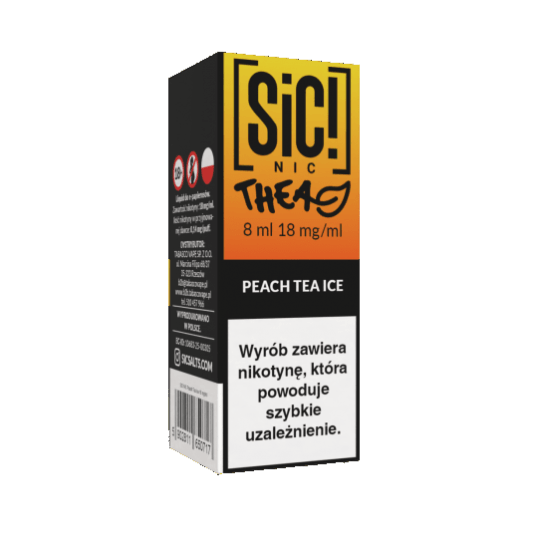 B26 Liquid SIC! NIC 8ml - Peach Tea Ice 18mg -zdjęcie numer 1
