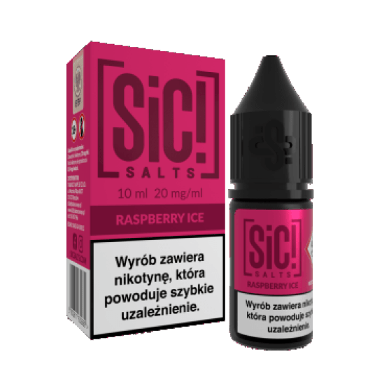 B26 Liquid Sic! Salt Raspberry Ice 10ml 20mg -zdjęcie numer 1
