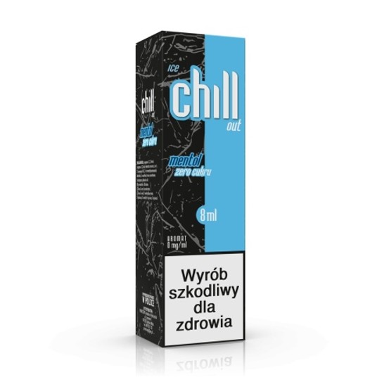 LONGFILL CHILL OUT - MENTOL ZERO CUKRU ICE 8ML -zdjęcie numer 1