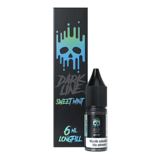 Longfill Dark Line 6/10ml - Sweet Mint -zdjęcie numer 1