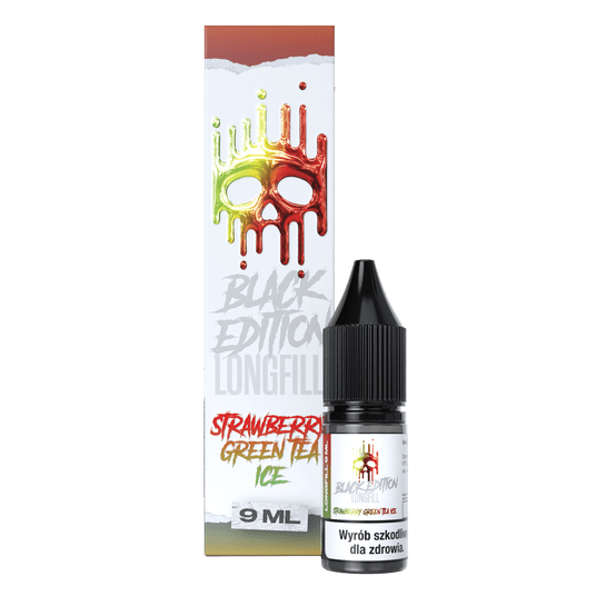 Longfill Dark Line Black - Strawberry Green Tea Ic -zdjęcie numer 1