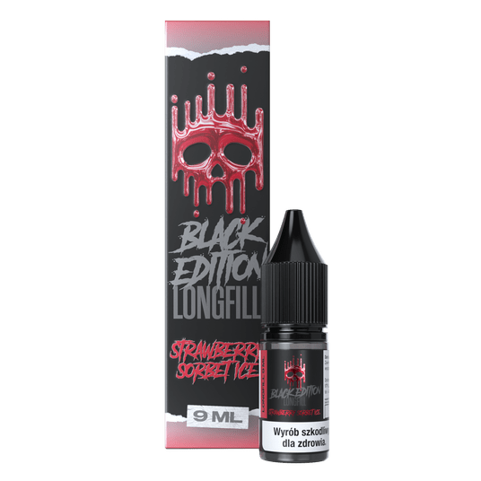 Longfill Dark Line Black - Strawberry Sorbet Ice -zdjęcie numer 1
