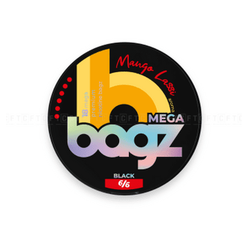 B-Sasz. nikot. BAGZ Mango Lassi 6/6 BLACK MEGA
