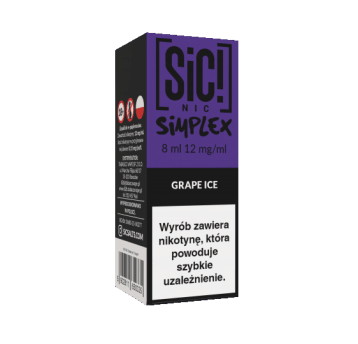 B26 Liquid SIC! NIC 8ml - Grape Ice 12mg