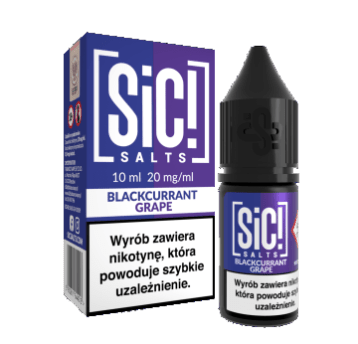 B26 Liquid Sic! Salt Blackcurrant Grape 10ml 20mg