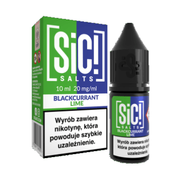 B26 Liquid Sic! Salt Blackcurrant Lime 10ml 20mg
