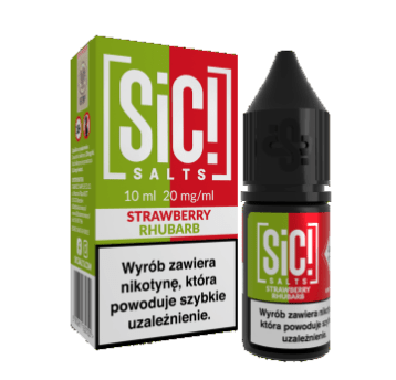 B26 Liquid Sic! Salt Strawberry Rhubarb 10ml20mg