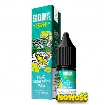 B26 Liquid Sigma Fresh Salt Drink Zielone Owoc Mię