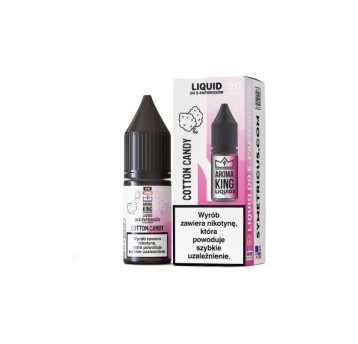 Liquid Aroma King Salt 20 mg 10 ml - Cotton Candy