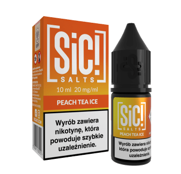 Liquid Sic Salts 10ml 20mg - Peach Tea Ice