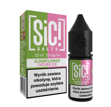 Liquid Sic! Salts - Elderflower Lychee Ice 10ml 20
