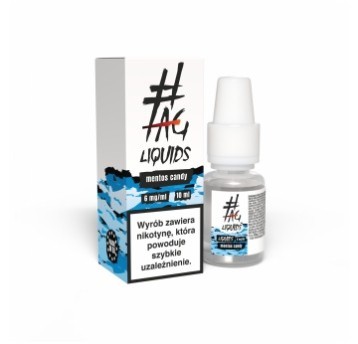 Liquid #Tag Classic 10ml - Mentos Candy 6mg