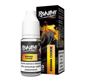 Liquid Tsunami NicSalt - Banana Cookie 20mg 10ml