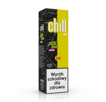 LONGFILL CHILL OUT - JABŁKO KWAŚNE MALINA 8ML