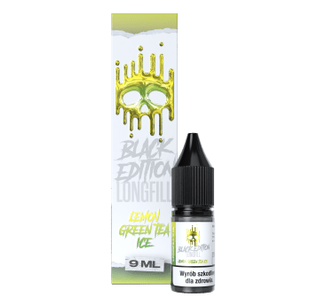 Longfill Dark Line Black - Lemon Green Tea Ice 9ml