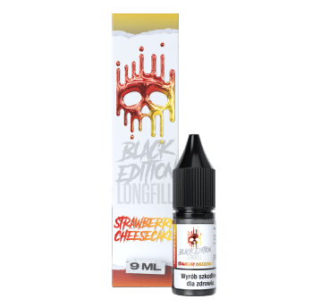Longfill Dark Line Black - Strawberry Cheesecake