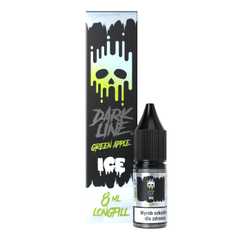 Longfill Dark Line Ice 8ml Green Apple