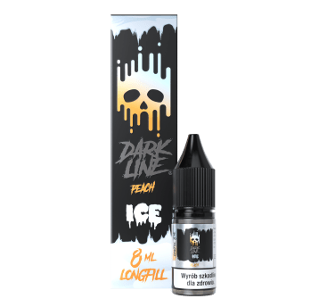 Longfill Dark Line Ice 8ml Peach