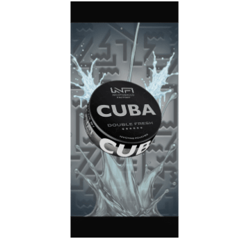 Woreczki nikotynowe CUBA BLACK DOUBLE FRESH
