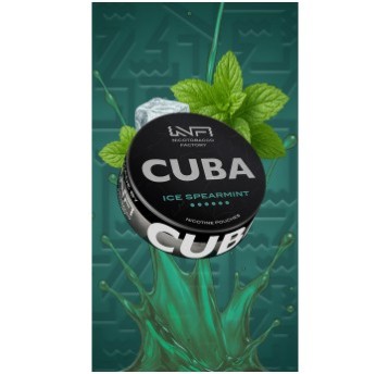 Woreczki nikotynowe CUBA BLACK ICE SPEARMINT