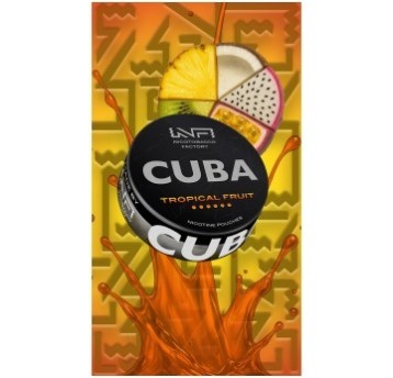 Woreczki nikotynowe CUBA BLACK TROPICAL FRUIT
