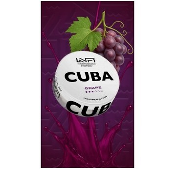 Woreczki nikotynowe CUBA WHITE GRAPE