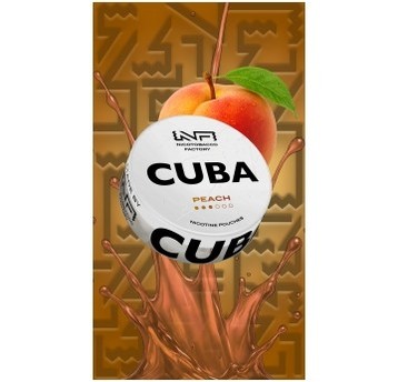 Woreczki nikotynowe CUBA WHITE PEACH