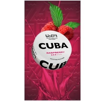 Woreczki nikotynowe CUBA WHITE RASPBERRY